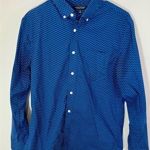 Banana Republic Blue “Bowtie pattern” Button Down Shirt